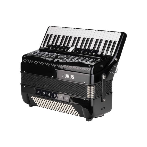 AURUS JH2012A-BLACK Аккордеон 41/120/13+6+1, черный, с футляром
