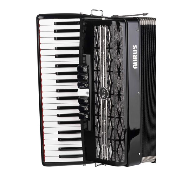 AURUS JH2008-BLACK Аккордеон 41/120/7/2, черный, с футляром