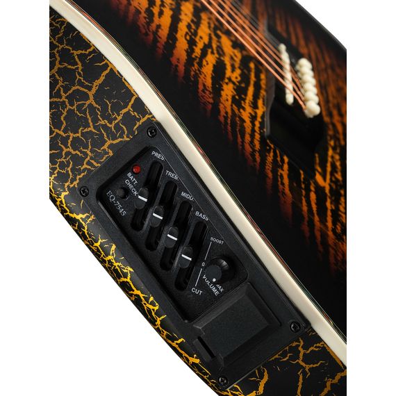 SMIGER SM-4160-EQ-3TS Электро-акустическая гитара, санберст