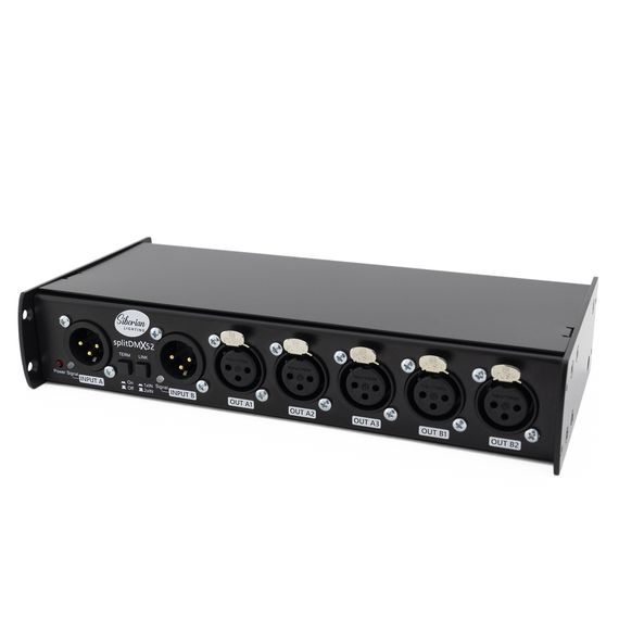 SIBERIAN Lighting SplitDMX X52 5-канальный DMX-сплиттер (разветвитель-усилитель) с двумя DMX-входами