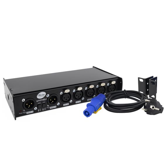 SIBERIAN Lighting SplitDMX X52 5-канальный DMX-сплиттер (разветвитель-усилитель) с двумя DMX-входами, изображение 2