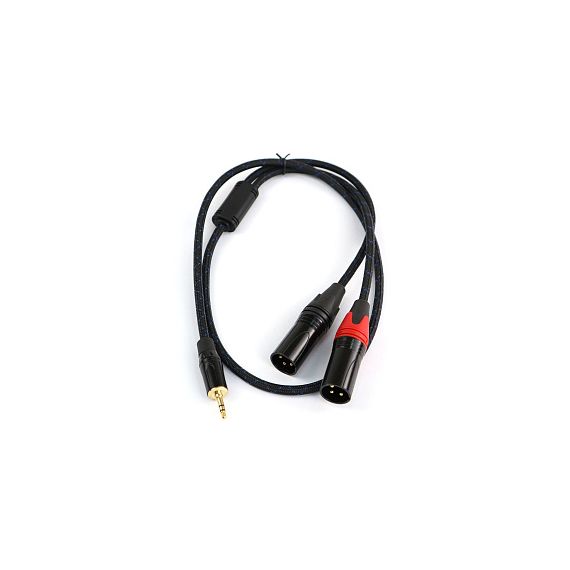 AURASONICS J35Y2XM Аудио Y-кабель jack TRS 3.5мм -> 2 x XLR, 1м
