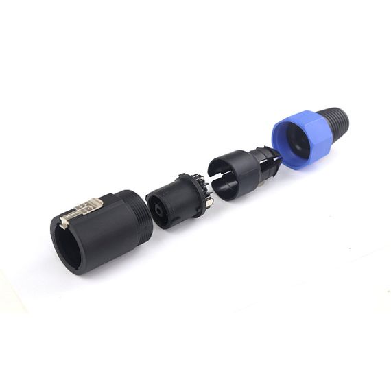AURASONICS SN8M кабельный разъем 8-контактный speakon male, до 250 В
