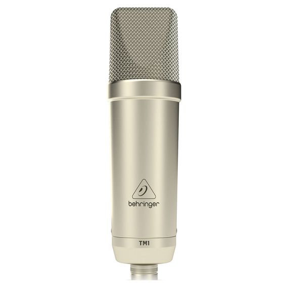 BEHRINGER TM1 cтудийный конденсаторный микрофон, кардиоида, мембрана 1" позолоченная, 20Гц - 20 кГц, подвес "паук", поп-фильтр и кабель