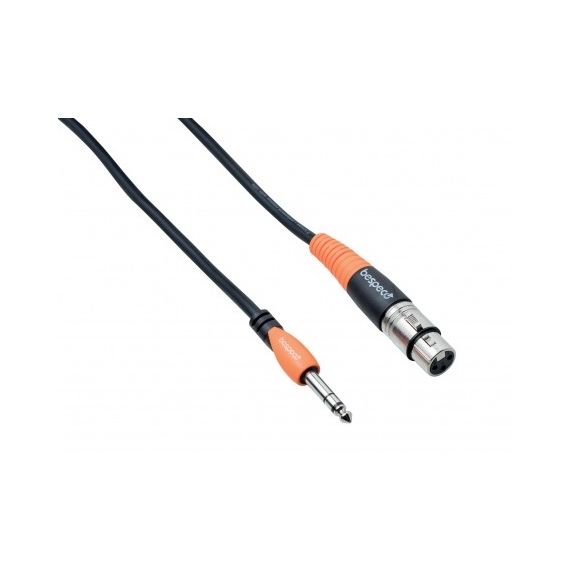 BESPECO SLSF900 Кабель готовый микрофонный серии "SILOS", JACK stereo - XLR3F, длина 9м