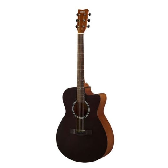 YAMAHA FS400C-SMB Гитара акустическая, с вырезом, черная