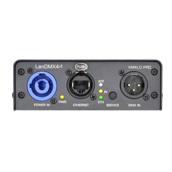 ЯRILO LANdmx4+1 ART-NET DMX конвертер на 4 выхода DMX-512 (2048 каналов) и один вход DMX-512