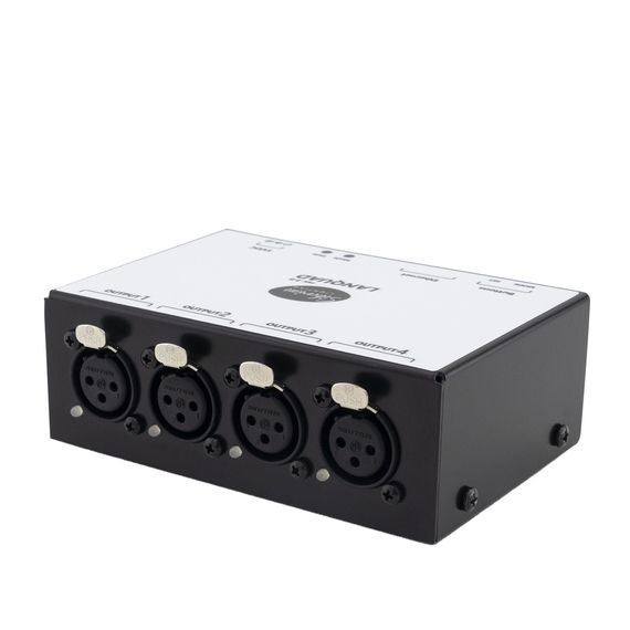 SIBERIAN Lighting LANQUAD ArtNet контроллер с 4 DMX-выходами и гальванической развязкой каждого порт