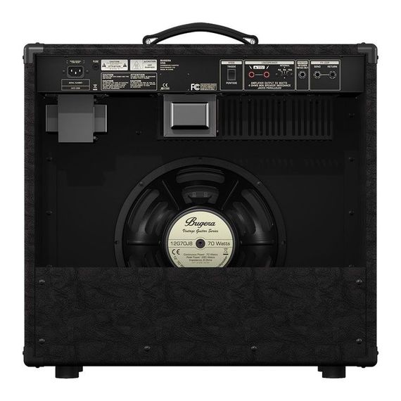 BUGERA V55 INFINIUM ламповый гитарный комбоусилитель 1х12" Turbosound 55Вт, 2 канала, ревербератор, изображение 2