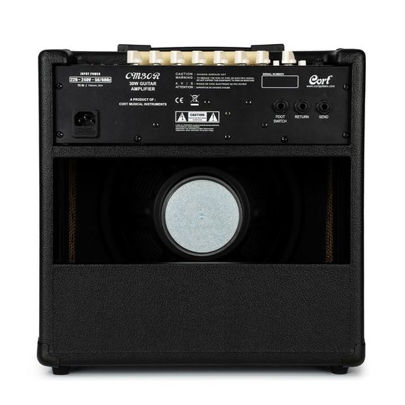 CORT CM30R-EU-BK CM Series Гитарный комбоусилитель, черный, 30Вт