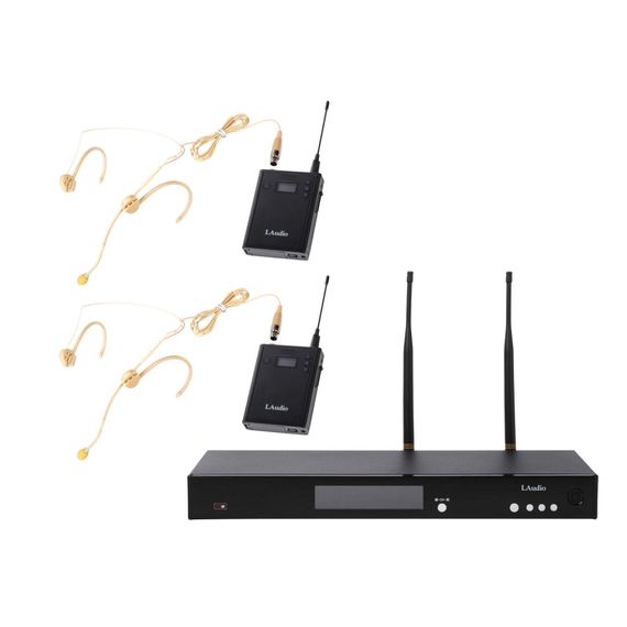 LAUDIO RWS-2BHS Беспроводная микрофонная система, 2 головных микрофона