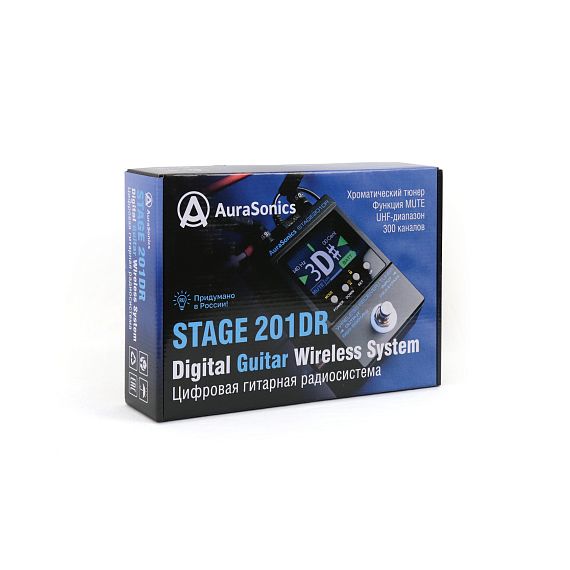 ​AURASONICS STAGE 201 GUITAR радиосистема цифровая, комплект STAGE 201DR GUITAR + STAGE 200DBT,