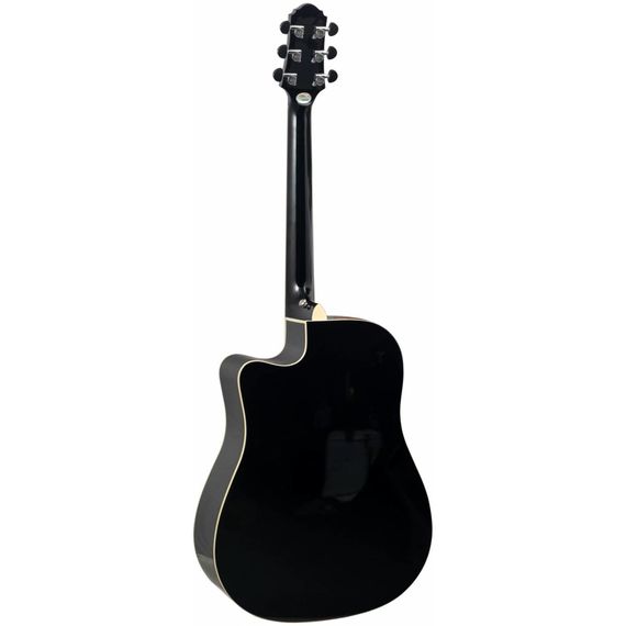CRAFTER HD-250 CE/BK электроакустическая гитара с вырезом в черном цвете, изображение 4