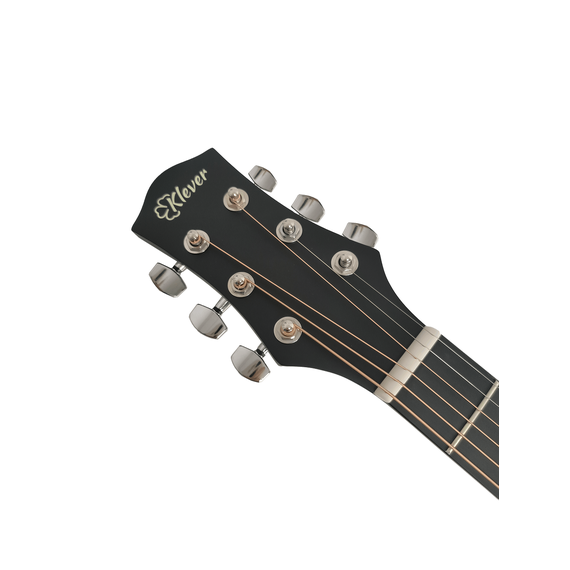 KLEVER KD-710S BK+EQ Гитара трансакустическая дредноут, изображение 5