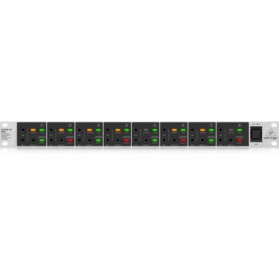 BEHRINGER DI800 V2 Активный 8-канальный DI-box с универсальным питанием (сеть/ фантом)