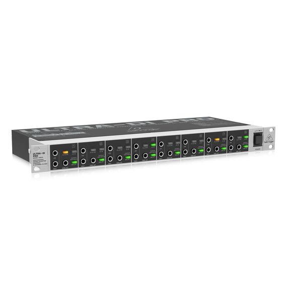 BEHRINGER DI800 V2 Активный 8-канальный DI-box с универсальным питанием (сеть/ фантом), изображение 2