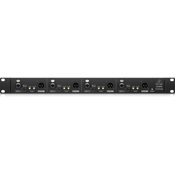 BEHRINGER DI4800A Активный 4-канальный DI-box, booster, изолятор линий