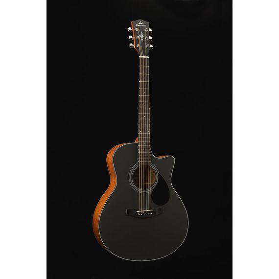 KEPMA EAC Black Акустическая гитара, цвет черный глянцевый, форма - гранд-аудиториум, изображение 5