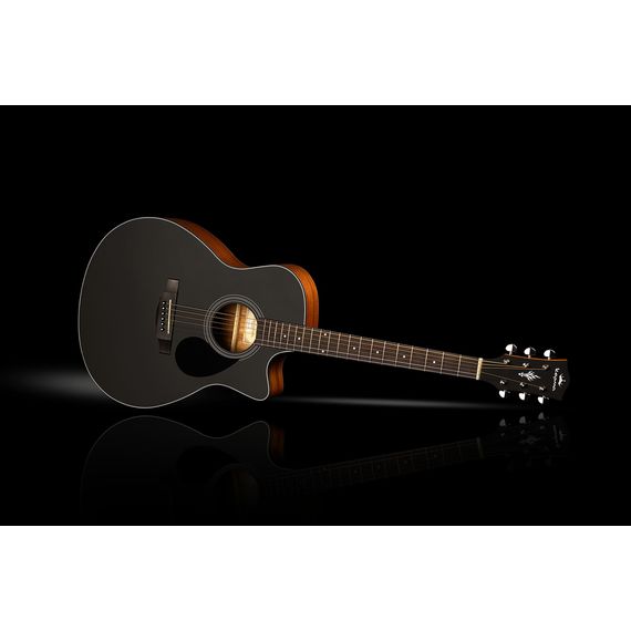 KEPMA EAC Black Акустическая гитара, цвет черный глянцевый, форма - гранд-аудиториум, изображение 6