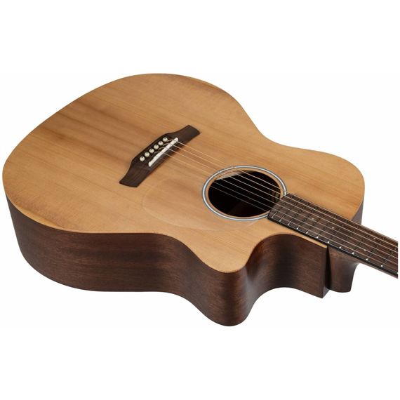 ADLER GC10-SM Акустическая гитара, гранд аудиториум с вырезом, верхняя дека массив ситхинской ели, изображение 2