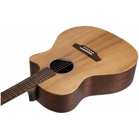ADLER GC10-SM Акустическая гитара, гранд аудиториум с вырезом, верхняя дека массив ситхинской ели, изображение 3