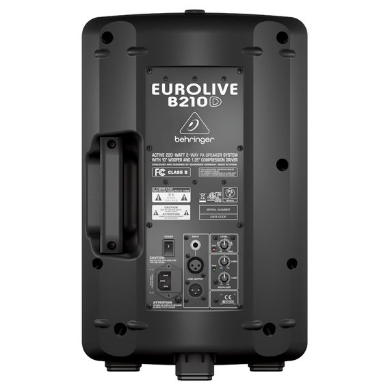 BEHRINGER B210D Активная двухполосная акустическая система, 10'+1,35', 200Вт., би-амп, класс D, изображение 3