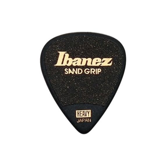 IBANEZ PA14HSG-BK PICKS Медиатор heavy, цвет черный с абразивным напылением, толщина 1 mm