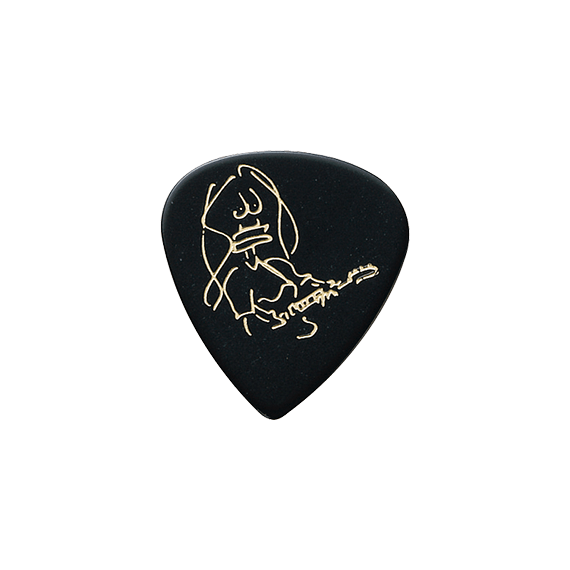 IBANEZ 1000PGBK PAUL GILBERT PICK Медиатор средний именной Paul Gilbert, цвет черный, толщина 1 мм