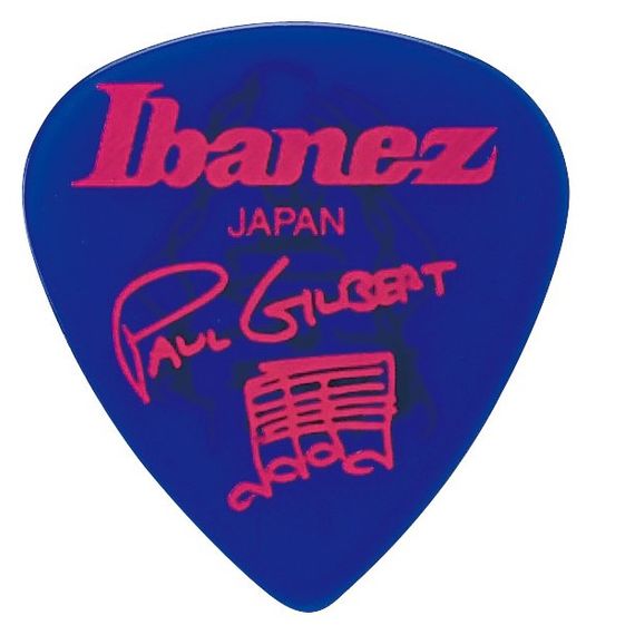 IBANEZ 1000PGJB PAUL GILBERT PICK Медиатор средний именной Paul Gilbert, цвет синий, толщина 1 мм