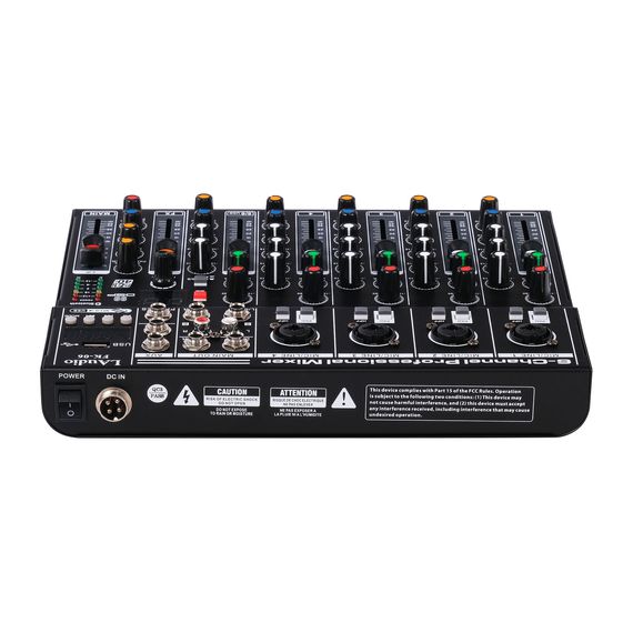 LAUDIO FK-06 Микшерный пульт, 6 каналов, серия PRO