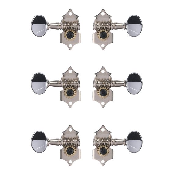 METALLOR MHC-105-CR-3+3 Колки для гитары 3+3, хром