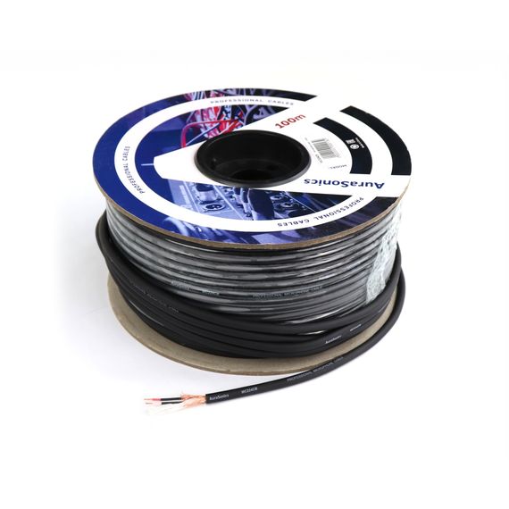 AURASONICS MC224CB Микрофонный кабель Ø6.8мм,24AWG, 0.23мм², плетеный экран, черный