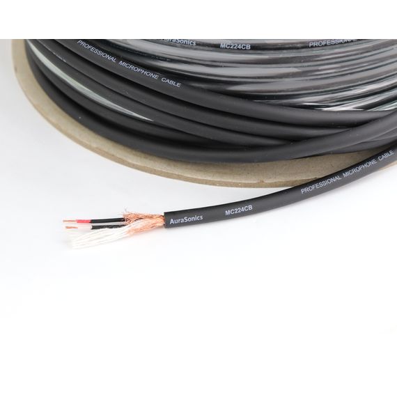 AURASONICS MC224CB Микрофонный кабель Ø6.8мм,24AWG, 0.23мм², плетеный экран, черный, изображение 2