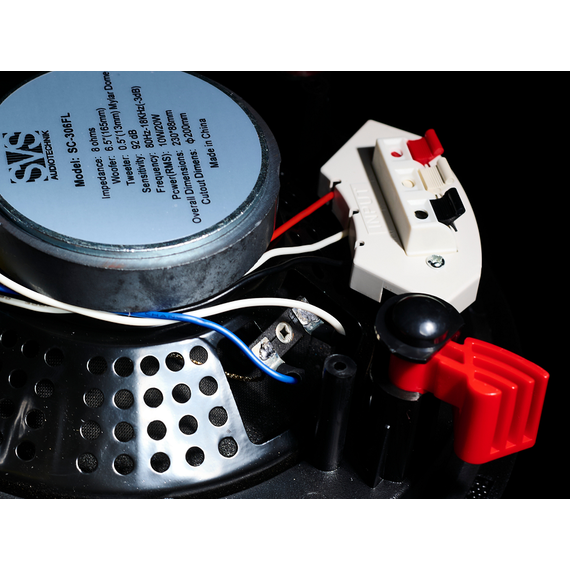 SVS Audiotechnik SC-306FL/BK Громкоговоритель потолочный безрамочный, изображение 2