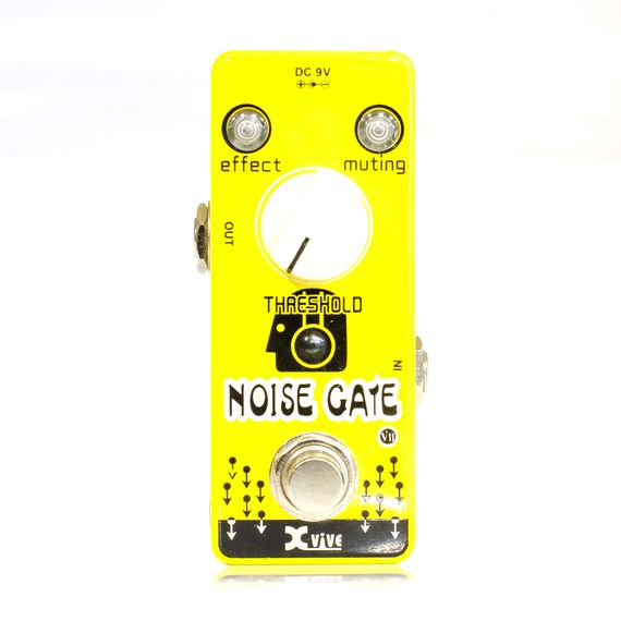 XVIVE V11 Noise Gate Педаль эффектов гитариста, металлический мини-корпус, 9В