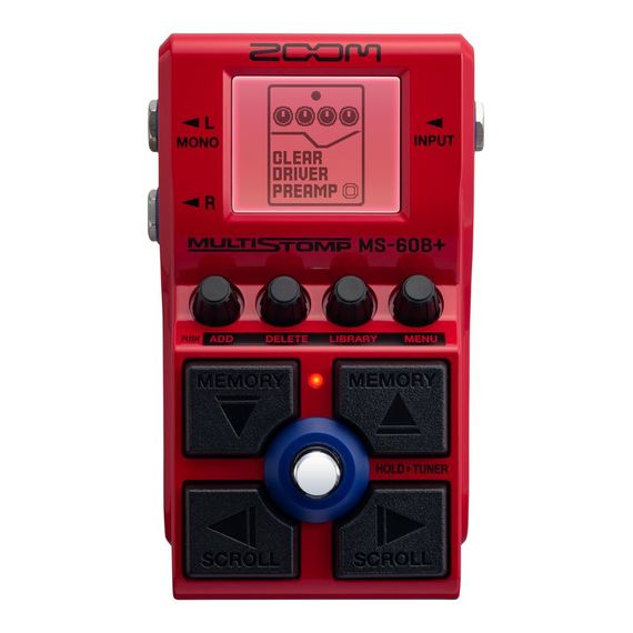ZOOM MS-60B+ MultiStomp Процессор эффектов для бас-гитаристов
