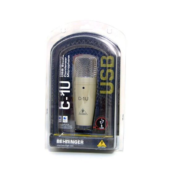 BEHRINGER C-1U Микрофон с USB аудио интерфейсом и программным обеспечением