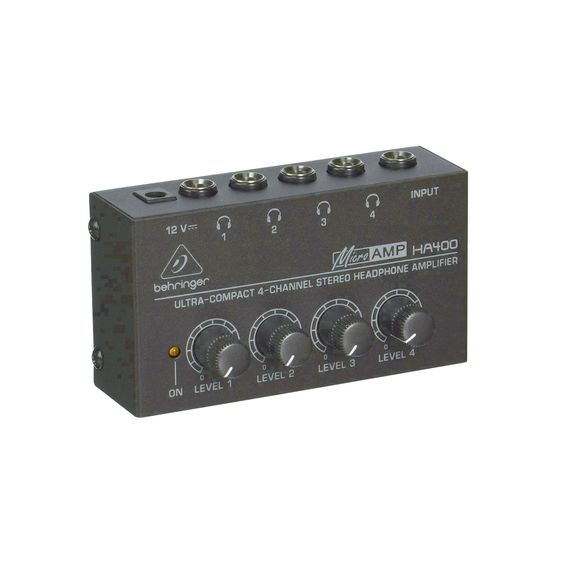 BEHRINGER HA400 Усилитель для стереонаушников компактный 4-канальный