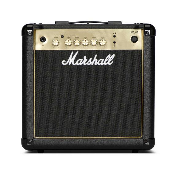 MARSHALL MG15G усилитель гитарный транзисторный, комбо, 1х8` 15Вт, 2 канала (Clean, Overdrive), выход на наушники