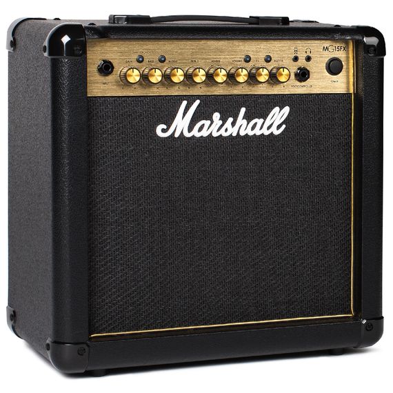 MARSHALL MG15GFX усилитель гитарный транзисторный, комбо, 1х8` 15Вт, 2 канала (Clean, Overdrive)