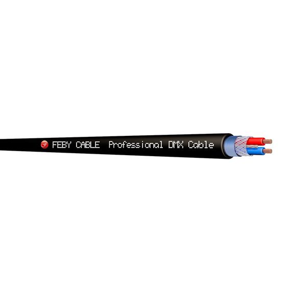 FEBLY CABLE FC022BK-100 Кабель DMX, черный FEBLY CABLE FC022BK-100 Кабель DMX, черный