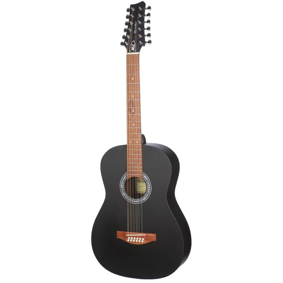MILENA-MUSIC ML-F3-BK-12Str Акустическая гитара 12-струнная, черная