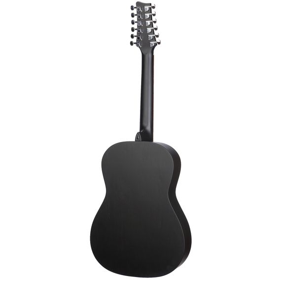 MILENA-MUSIC ML-F3-BK-12Str Акустическая гитара 12-струнная, черная, изображение 2