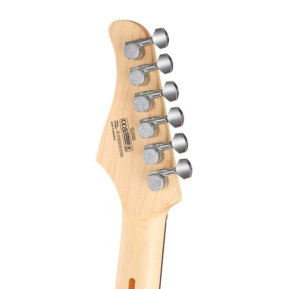 CORT G200-BLK G Series Электрогитара 6 струн, черная, изображение 6
