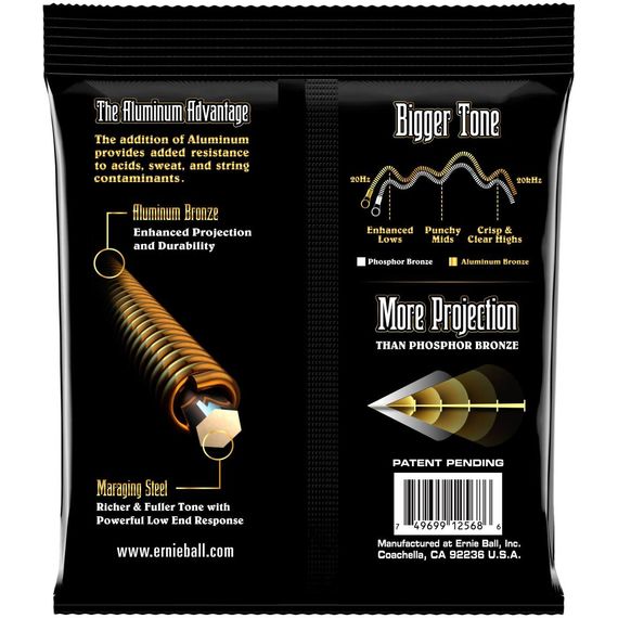 ERNIE BALL 2568 Aluminum Bronze Light 11-52 Струны для акустической гитары, изображение 2