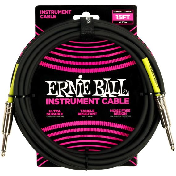 ERNIE BALL 6399, 4.57м Инструментальный кабель