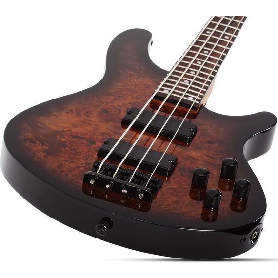 SCHECTER C-4 Standard TB Бас гитара электрическая на болтах 4 струны, изображение 3