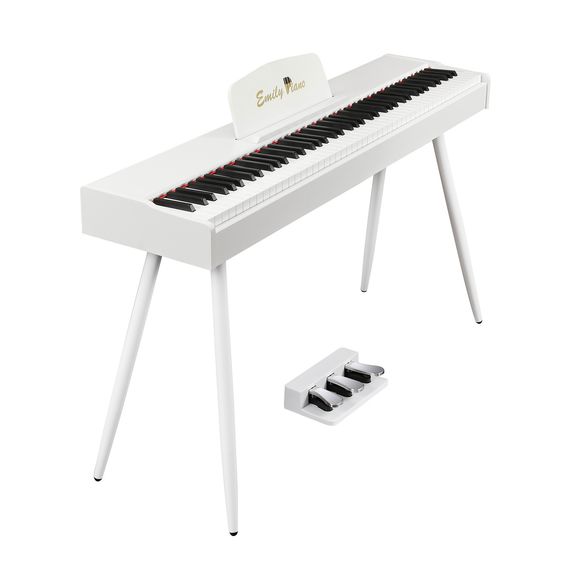 EMILY PIANO D-47 WH Цифровое фортепиано 88кл.с ножками в комплекте, изображение 6