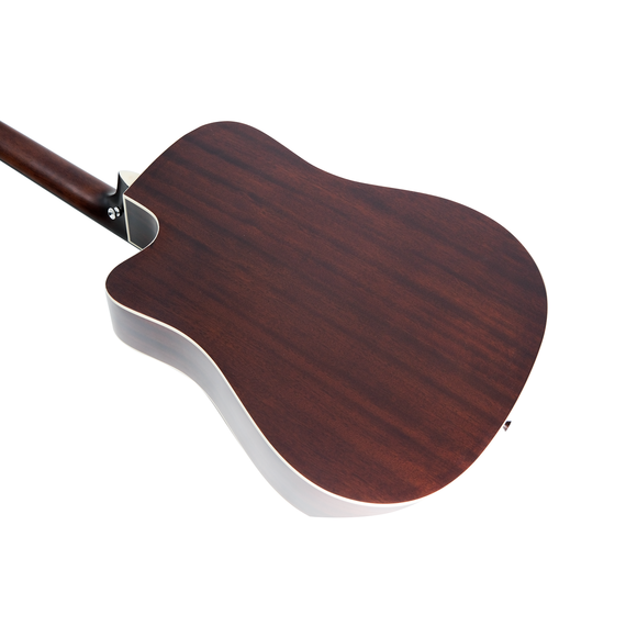 KLEVER KD-700S NA Гитара акустическая цельнодечная Тип корпуса: Дредноут (41"), изображение 5