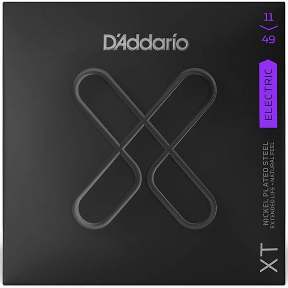 D'ADDARIO XTE1149 XT Комплект струн для электрогитары, никелированные, 11-49, с покрытием
